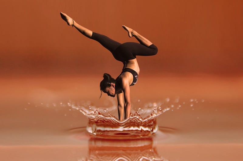 Woman practicing dance therapy